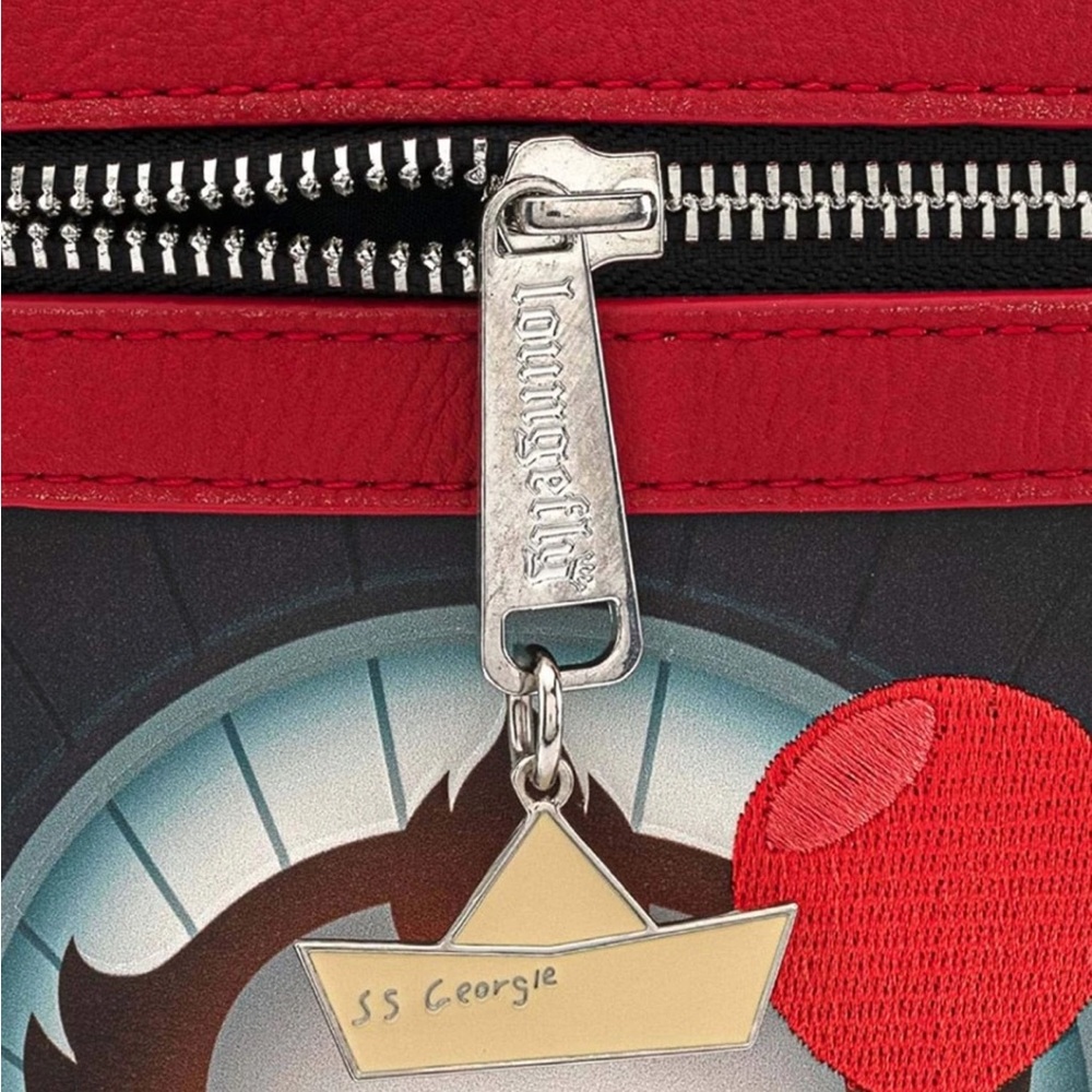 NEW Loungefly King’s IT Sewer You'll Float Too Chibi PENNYWISE Clown Backpack - Picture 6 of 9